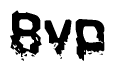 The image contains the word Bvp in a stylized font with a static looking effect at the bottom of the words