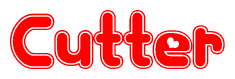 The image displays the word Cutter written in a stylized red font with hearts inside the letters.