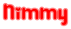 The image displays the word Nimmy written in a stylized red font with hearts inside the letters.