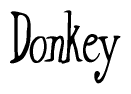 Donkey clipart. Royalty-free image # 357517