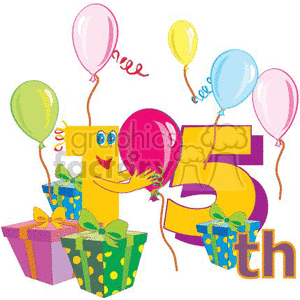 birthday birthdays anniversary anniversaries celebration celebrate present presents gift gifts 15 15th balloon balloons party parties