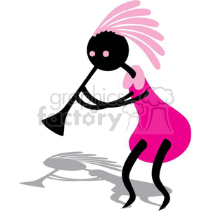 kokopelli-012 clipart. Commercial use image # 369944