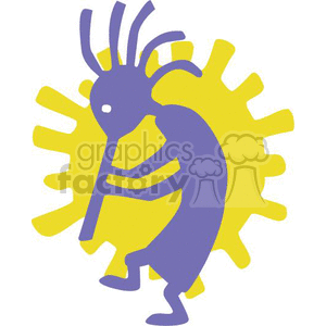 kokopelli-006 clipart. Commercial use image # 369949