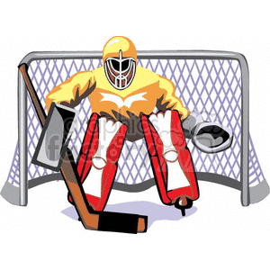 goalie clipart. Royalty-free image # 369984