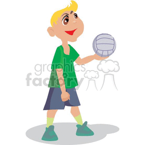 volleyball001 clipart. Royalty-free image # 370049