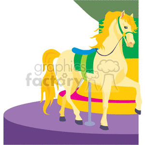 carousel horse007 clipart. Royalty-free image # 370194