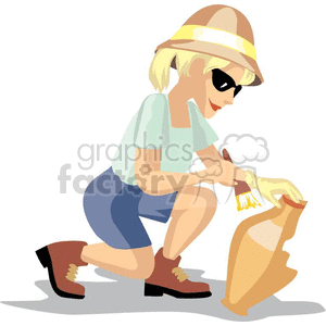 archaeologist clipart. Royalty-free image # 370513