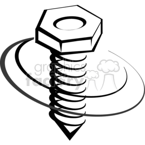 bolt turning clipart. Commercial use image # 370843