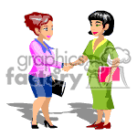 Female business partners animation. Commercial use animation # 370888