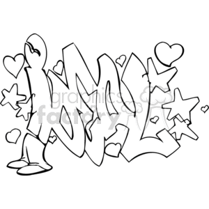 graffiti tag tags word words art vector clip art graphics writing city deal deals vinyl vinyl-ready signage black white ready cutter