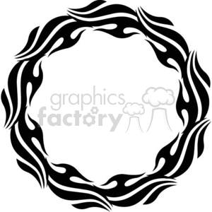 round flames 077 clipart. Royalty-free image # 372747