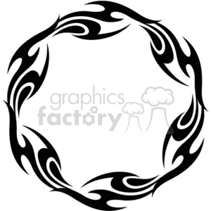 round flames 040 clipart. Royalty-free image # 372757