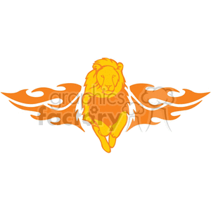 animal animals flame flames flaming fire vinyl-ready vinyl ready hot blazing blazin vector eps gif jpg png cutter signage cat cats lion lions orange