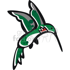 Cartoon Hummingbird clipart. Commercial use image # 129100
