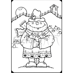 Scarecrow clipart. Commercial use image # 374401