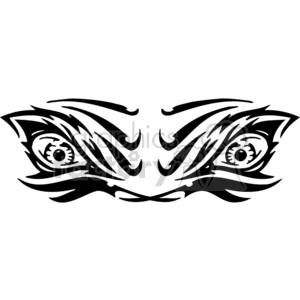 vector vinyl-ready graphic decal decals tattoo tattoos white design eye eyes angry mean black