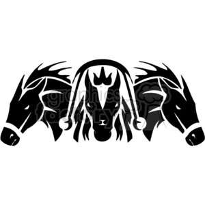 vector vinyl+ready graphic decal decals tattoo tattoos design horsepower horse horses black+white horse+head