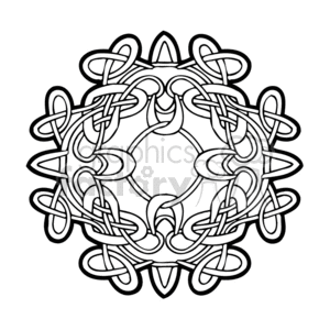celtic design 0136w clipart. Royalty-free image # 376595