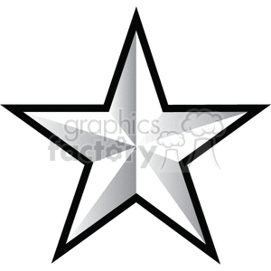 Gradient Nautical star clipart. Royalty-free image # 376968