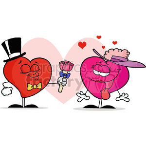 Two hearts beat as one clipart. Commercial use image # 377526
