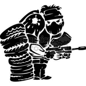 paintball guy clipart. Commercial use image # 377571