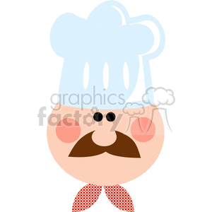 cartoon chef clipart. Royalty-free image # 382105