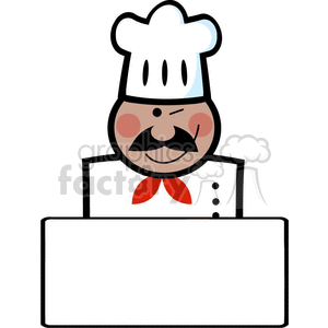 cartoon cook clipart. Royalty-free image # 382130