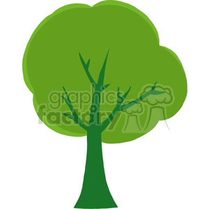 green tree clipart. Royalty-free image # 382135