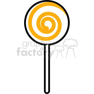 yellow sucker clipart. Commercial use image # 382409