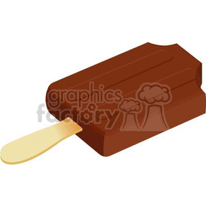 chocolate popsicle clipart. Royalty-free image # 382424