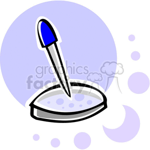 Cartoon petri dish clipart. Commercial use image # 382516