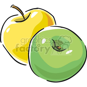 apples clipart. Royalty-free image # 383052