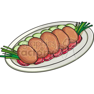 dinner plate clipart. Commercial use image # 383060