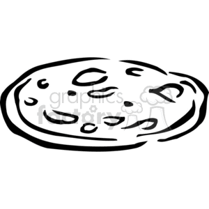 pizza outline clipart. Royalty-free image # 383219