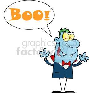 cartoon funny comic comical vector Halloween vampire monster Count Dracula scary boo scared spooky
