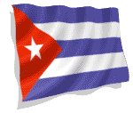 clipart - 3D animated Cuba flag.