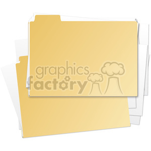 clip art folders clipart. Royalty-free image # 385591