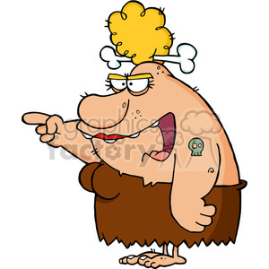 5105-Cavewoman-Cartoon-Character-Royalty-Free-RF-Clipart-Image clipart. Commercial use image # 386325