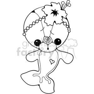 Baby Harp Seal clipart. Royalty-free image # 387219