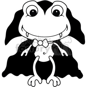 clipart - Frog Dracula.