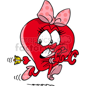 cartoon heart from love clipart. Commercial use image # 387825