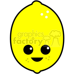 lemon cartoon character cute clipart. Commercial use image # 392541