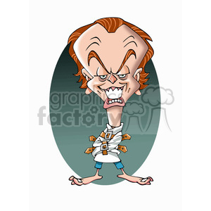 jack nicolson_0001 color clipart. Commercial use image # 392958