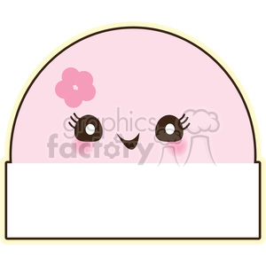 cartoon character cute funny fun happy beanie pink hat