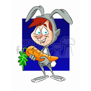 guss the cartoon character dressed as a bunny clipart. Commercial use image # 397764