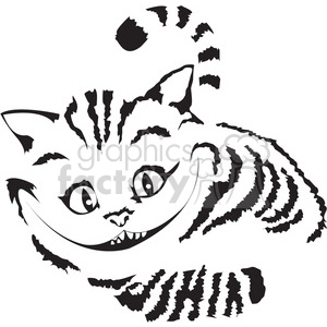 alice in wonderland cheshire cat clipart. Commercial use image # 398022