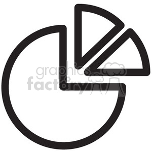 pie chart vector icon clipart. Commercial use image # 398574