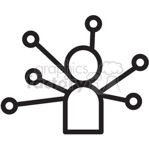 social media friends vector icon clipart. Royalty-free image # 398584