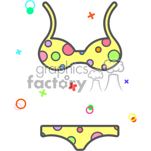 Bikini clip art vector images clipart. Royalty-free image # 403921