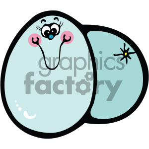 vector cartoon eggs clipart. Commercial use image # 405077